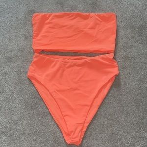 NEW Fashion Nova Bandeau High Waisted Bikini M